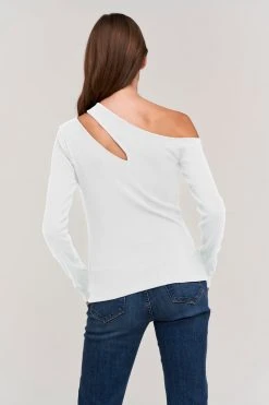 Velvet By Graham & Spencer Womens ROSALINA CUT OUT TOP