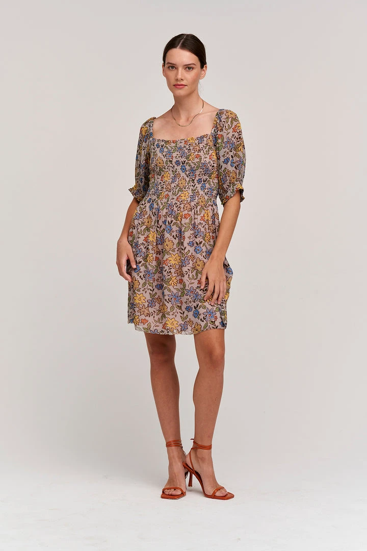 Velvet By Graham & Spencer ESTELLA FLORAL PRINT DRESS Womens 2 Velvet By Graham & Spencer ESTELLA FLORAL PRINT DRESS Womens