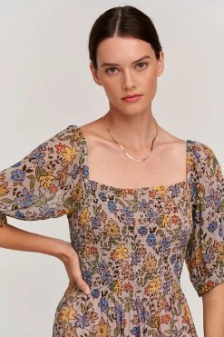 Velvet By Graham & Spencer ESTELLA FLORAL PRINT DRESS Womens 8 Velvet By Graham & Spencer ESTELLA FLORAL PRINT DRESS Womens