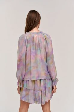 Velvet By Graham & Spencer LEXA PRINTED BLOUSE