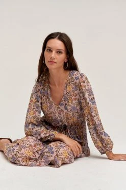 Velvet By Graham & Spencer PRISCILLA PRINTED BOHO DRESS 9 Velvet By Graham & Spencer PRISCILLA PRINTED BOHO DRESS