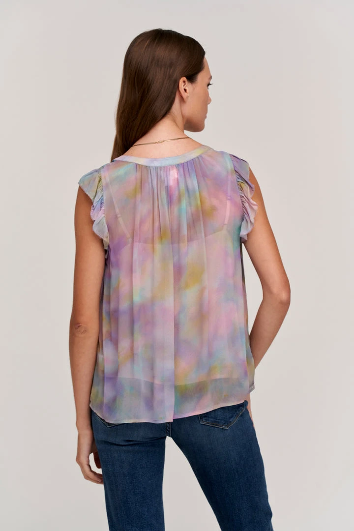 Velvet By Graham & Spencer STEPHANIE PRINTED BLOUSE 4 Velvet By Graham & Spencer STEPHANIE PRINTED BLOUSE