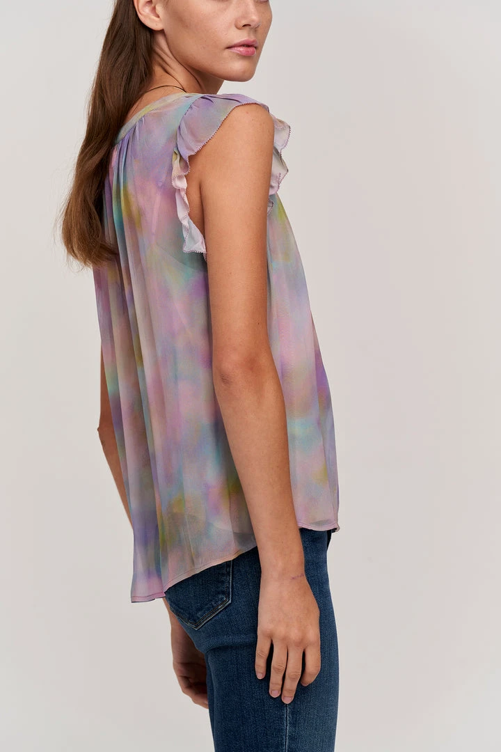 Velvet By Graham & Spencer STEPHANIE PRINTED BLOUSE 3 Velvet By Graham & Spencer STEPHANIE PRINTED BLOUSE