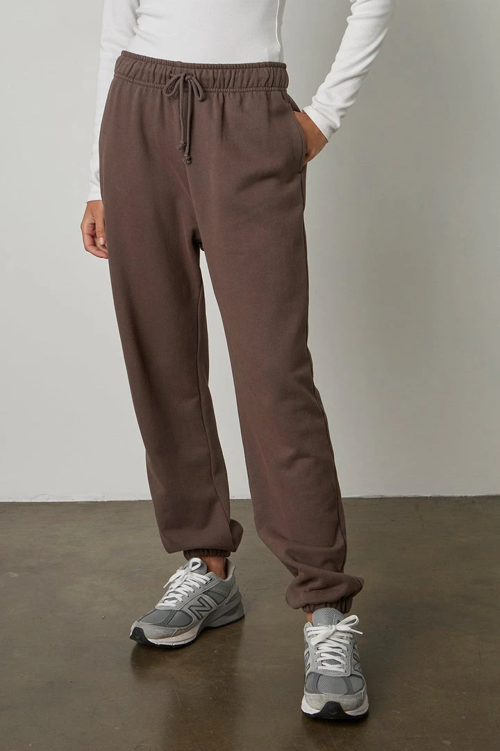 Velvet By Graham & Spencer TABITHA DRAWSTRING SWEATPANT Womens 4 Velvet By Graham & Spencer TABITHA DRAWSTRING SWEATPANT Womens