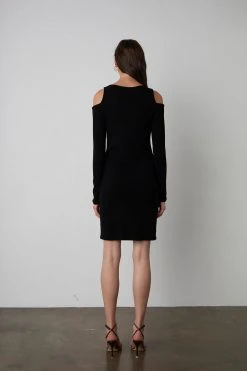 Velvet By Graham & Spencer Womens LINNIE CUT-OUT DRESS