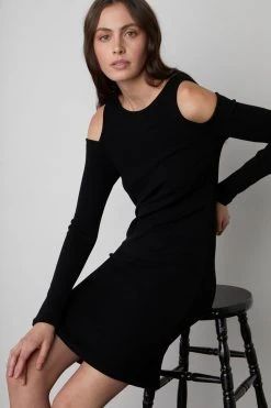 Velvet By Graham & Spencer Womens LINNIE CUT-OUT DRESS