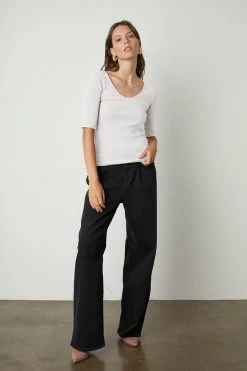 Velvet By Graham & Spencer MIRANDA SCOOP NECK TOP 7 Velvet By Graham & Spencer MIRANDA SCOOP NECK TOP