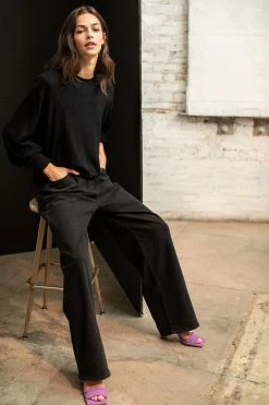 Velvet By Graham & Spencer VISTA CREW NECK TOP Womens 9 Velvet By Graham & Spencer VISTA CREW NECK TOP Womens