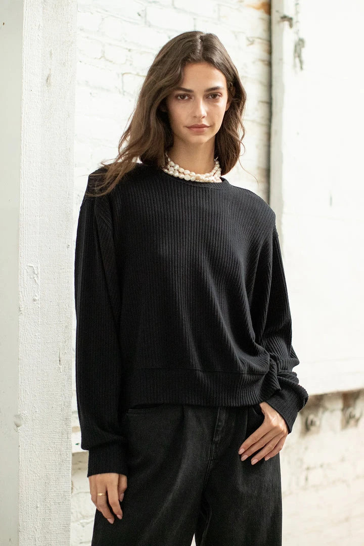 Velvet By Graham & Spencer VISTA CREW NECK TOP Womens 2 Velvet By Graham & Spencer VISTA CREW NECK TOP Womens