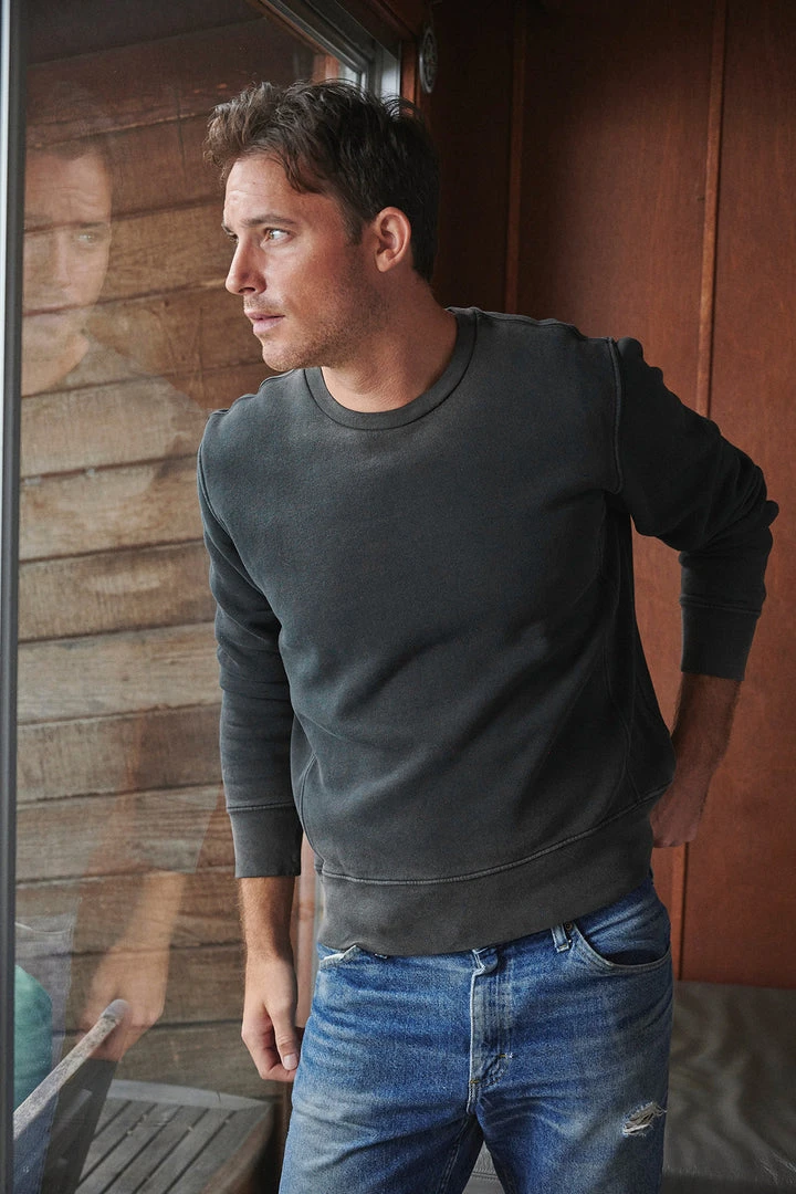 Velvet By Graham & Spencer Mens MATTS OMBRE FLEECE SWEATSHIRT 8 Velvet By Graham & Spencer Mens MATTS OMBRE FLEECE SWEATSHIRT