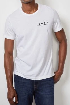 Velvet By Graham & Spencer VOTE Unisex Crew Tee Womens