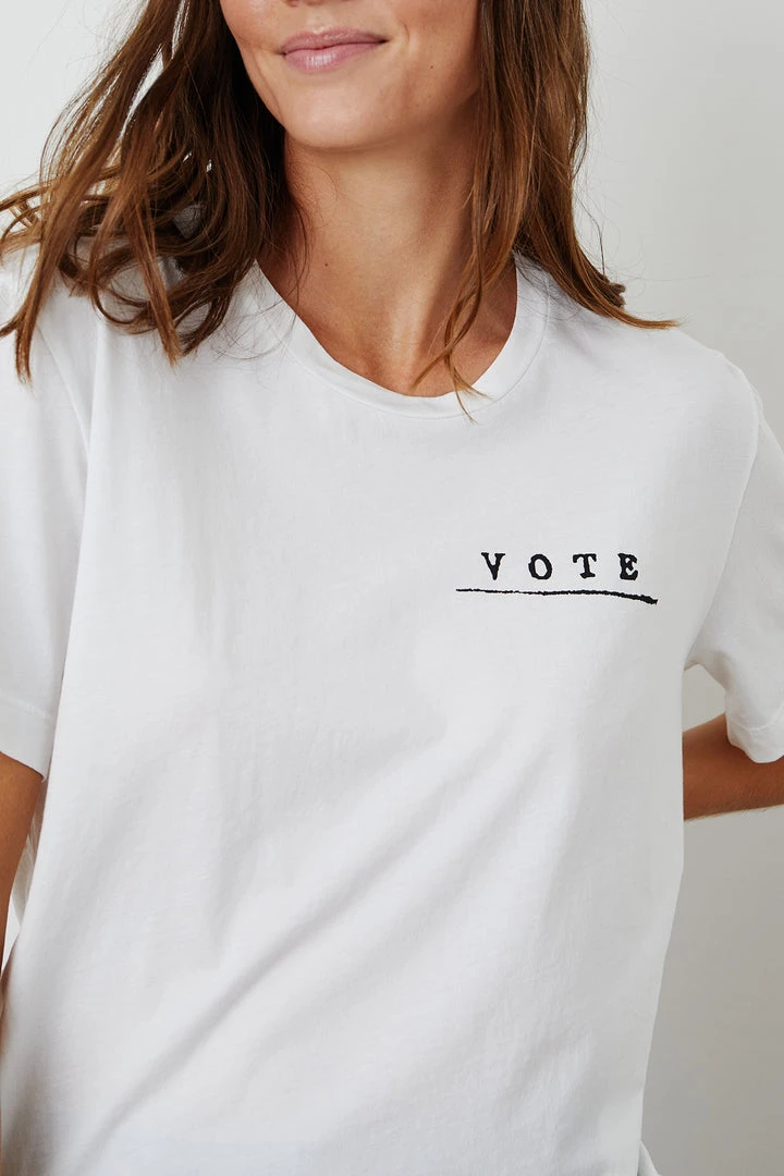 Velvet By Graham & Spencer VOTE Unisex Crew Tee Womens 2 Velvet By Graham & Spencer VOTE Unisex Crew Tee Womens