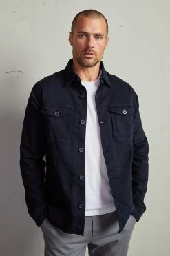 Velvet By Graham & Spencer EUGENE BUTTON-UP JACKET Mens