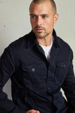 Velvet By Graham & Spencer EUGENE BUTTON-UP JACKET Mens