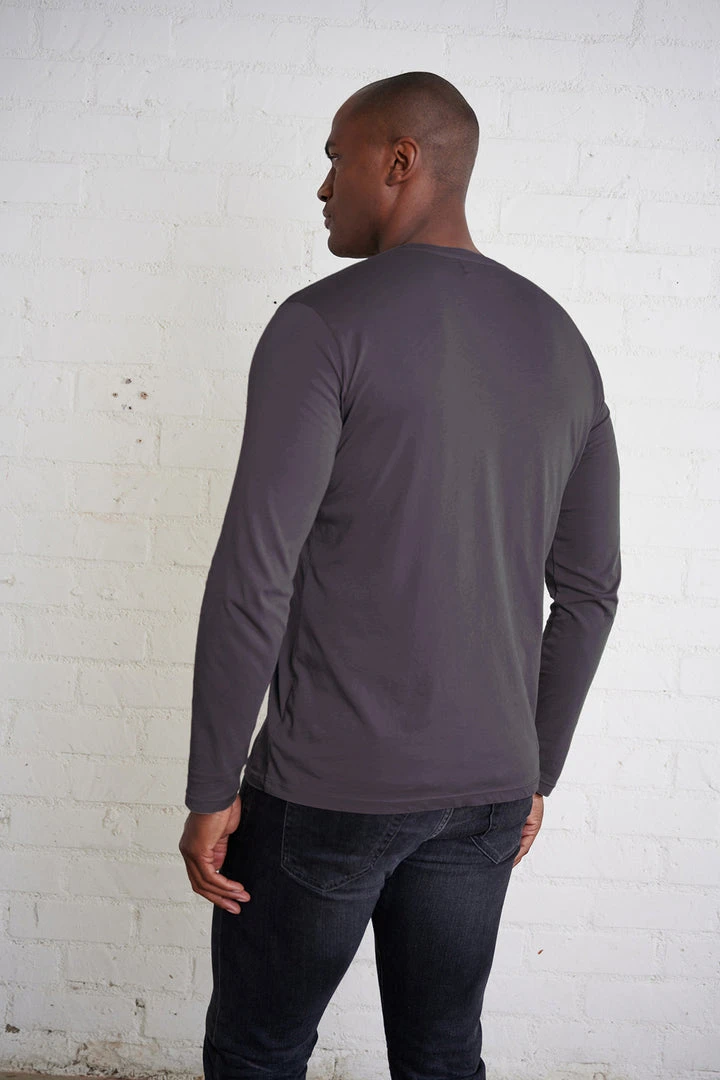 Velvet By Graham & Spencer ALVARO COTTON JERSEY HENLEY 28 Velvet By Graham & Spencer ALVARO COTTON JERSEY HENLEY