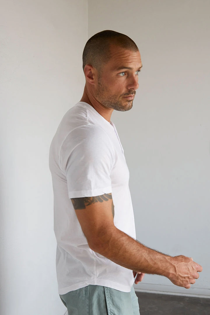 Velvet By Graham & Spencer FULTON SHORT SLEEVE HENLEY Mens 3 Velvet By Graham & Spencer FULTON SHORT SLEEVE HENLEY Mens