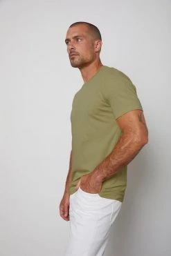 Velvet By Graham & Spencer HOWARD WHISPER CLASSIC CREW NECK TEE 75 Velvet By Graham & Spencer HOWARD WHISPER CLASSIC CREW NECK TEE