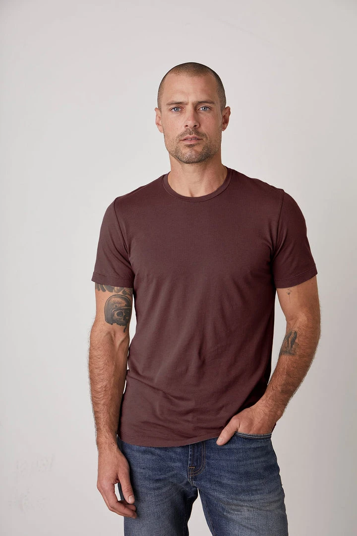 Velvet By Graham & Spencer HOWARD WHISPER CLASSIC CREW NECK TEE Mens 29 Velvet By Graham & Spencer HOWARD WHISPER CLASSIC CREW NECK TEE Mens