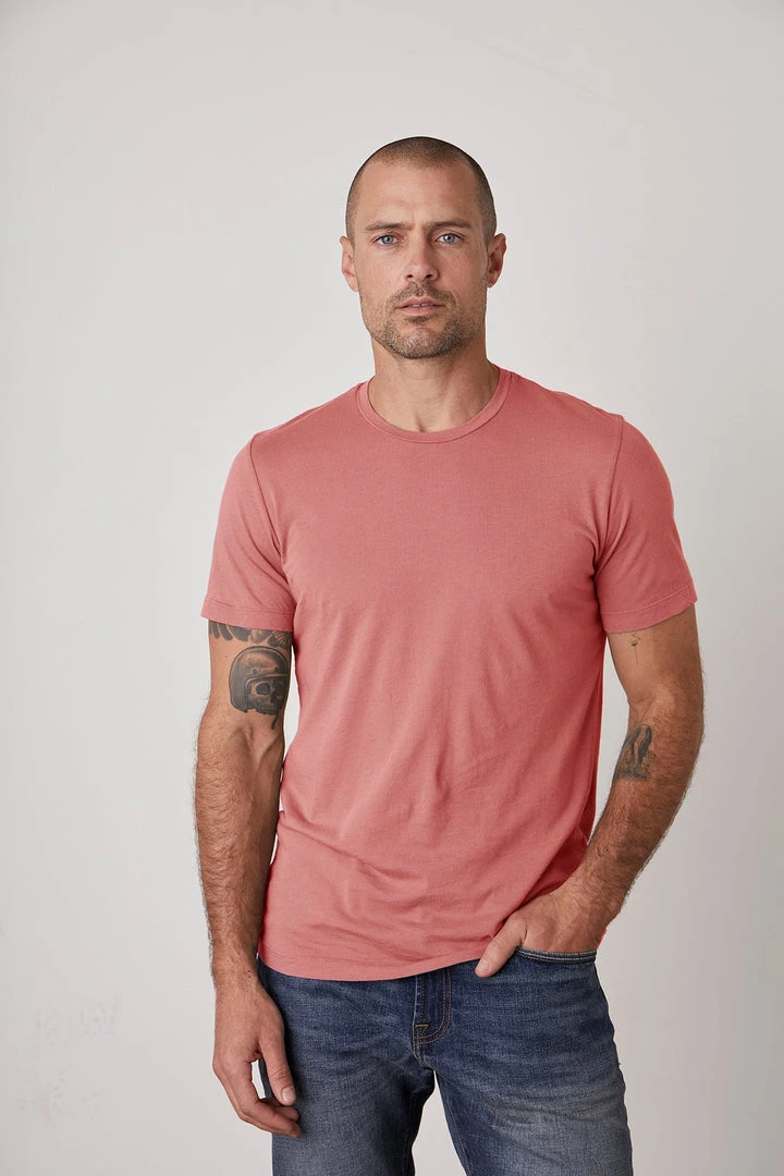 Velvet By Graham & Spencer HOWARD WHISPER CLASSIC CREW NECK TEE Mens 16 Velvet By Graham & Spencer HOWARD WHISPER CLASSIC CREW NECK TEE Mens