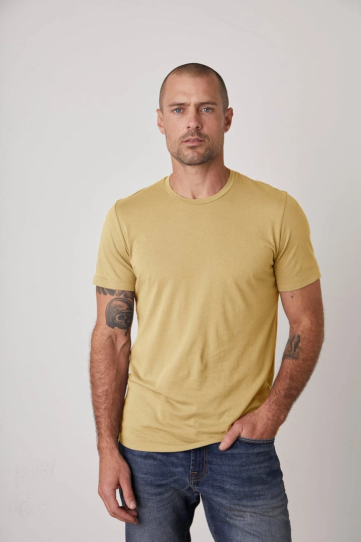Velvet By Graham & Spencer HOWARD WHISPER CLASSIC CREW NECK TEE Mens 9 Velvet By Graham & Spencer HOWARD WHISPER CLASSIC CREW NECK TEE Mens