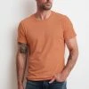 Velvet By Graham & Spencer HOWARD WHISPER CLASSIC CREW NECK TEE Mens