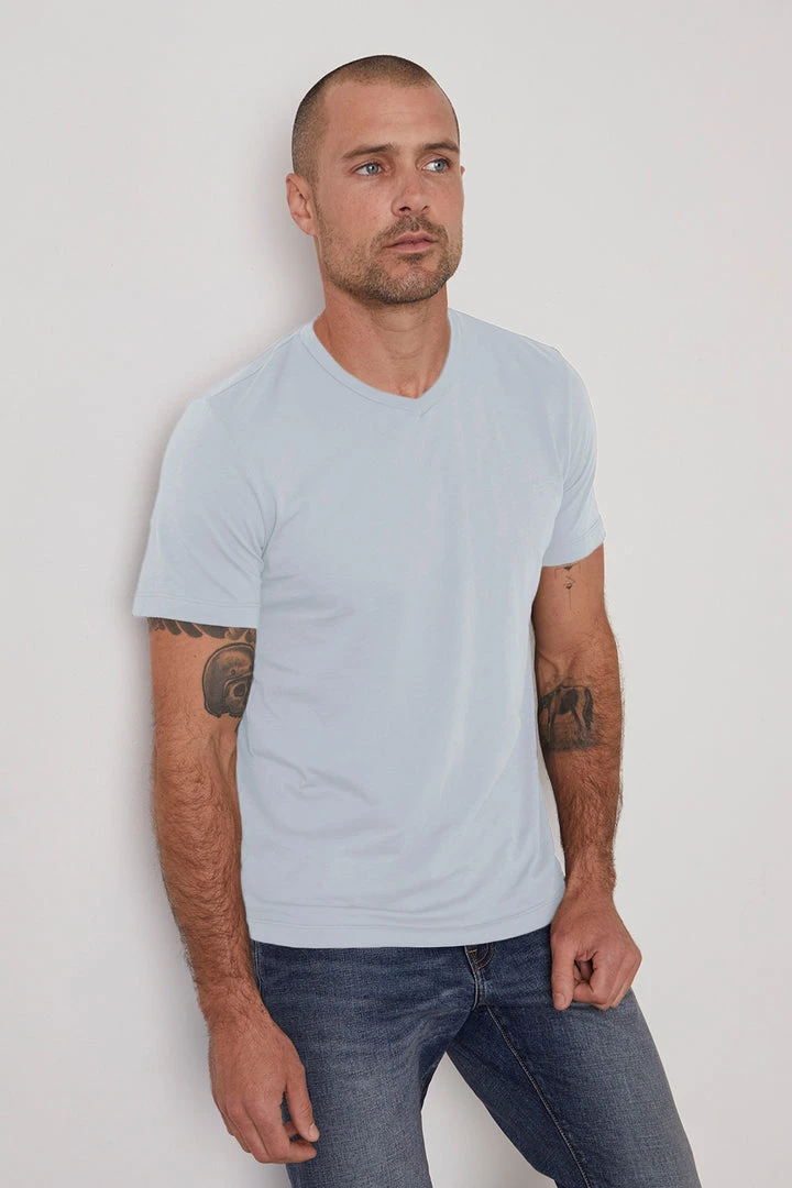 Velvet By Graham & Spencer SAMSEN WHISPER CLASSIC V-NECK TEE 45 Velvet By Graham & Spencer SAMSEN WHISPER CLASSIC V-NECK TEE