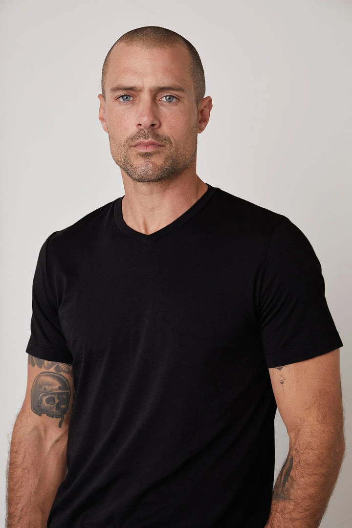 Velvet By Graham & Spencer SAMSEN WHISPER CLASSIC V-NECK TEE 30 Velvet By Graham & Spencer SAMSEN WHISPER CLASSIC V-NECK TEE