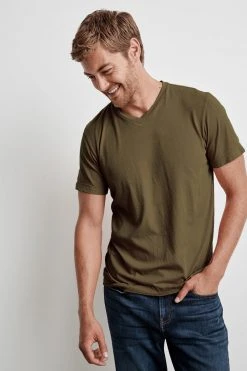 Velvet By Graham & Spencer Mens SAMSEN WHISPER CLASSIC V-NECK TEE 31 Velvet By Graham & Spencer Mens SAMSEN WHISPER CLASSIC V-NECK TEE