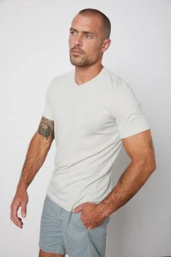 Velvet By Graham & Spencer SAMSEN WHISPER CLASSIC V-NECK TEE 80 Velvet By Graham & Spencer SAMSEN WHISPER CLASSIC V-NECK TEE
