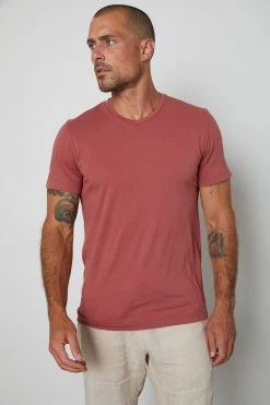 Velvet By Graham & Spencer SAMSEN WHISPER CLASSIC V-NECK TEE 52 Velvet By Graham & Spencer SAMSEN WHISPER CLASSIC V-NECK TEE