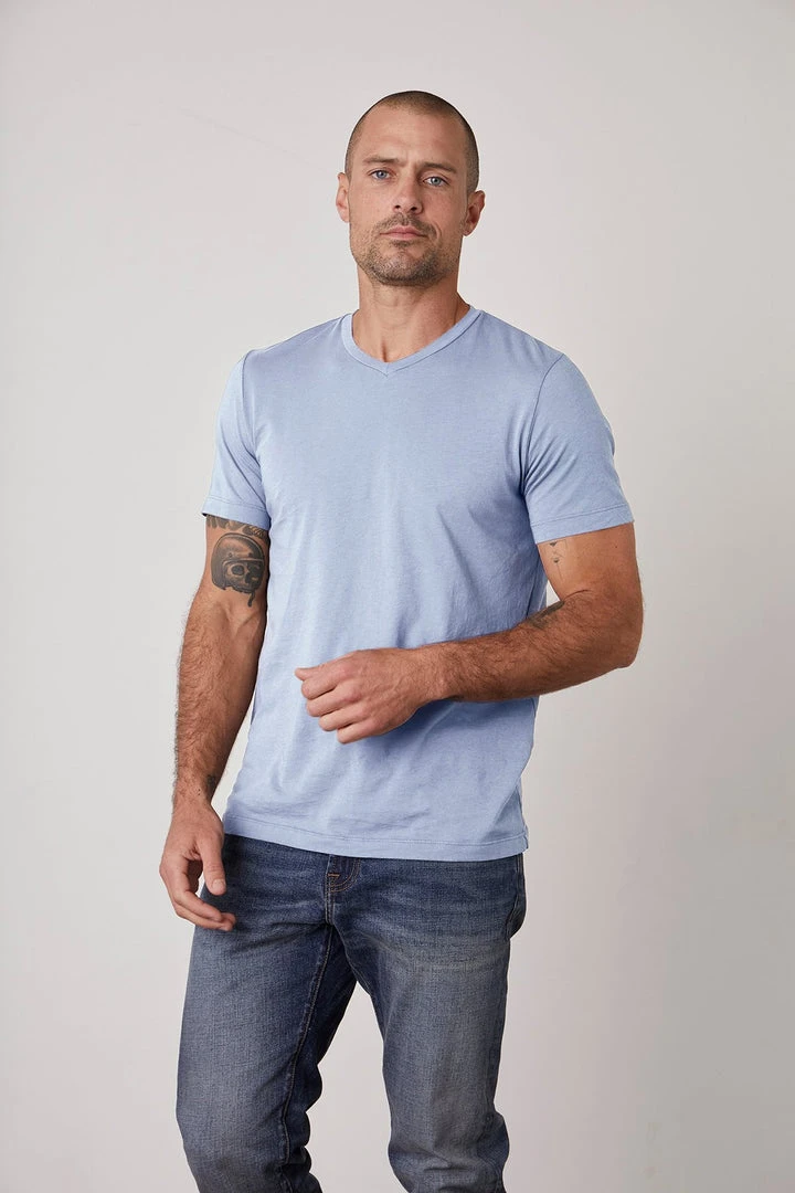 Velvet By Graham & Spencer SAMSEN WHISPER CLASSIC V-NECK TEE Mens 1 Velvet By Graham & Spencer SAMSEN WHISPER CLASSIC V-NECK TEE Mens