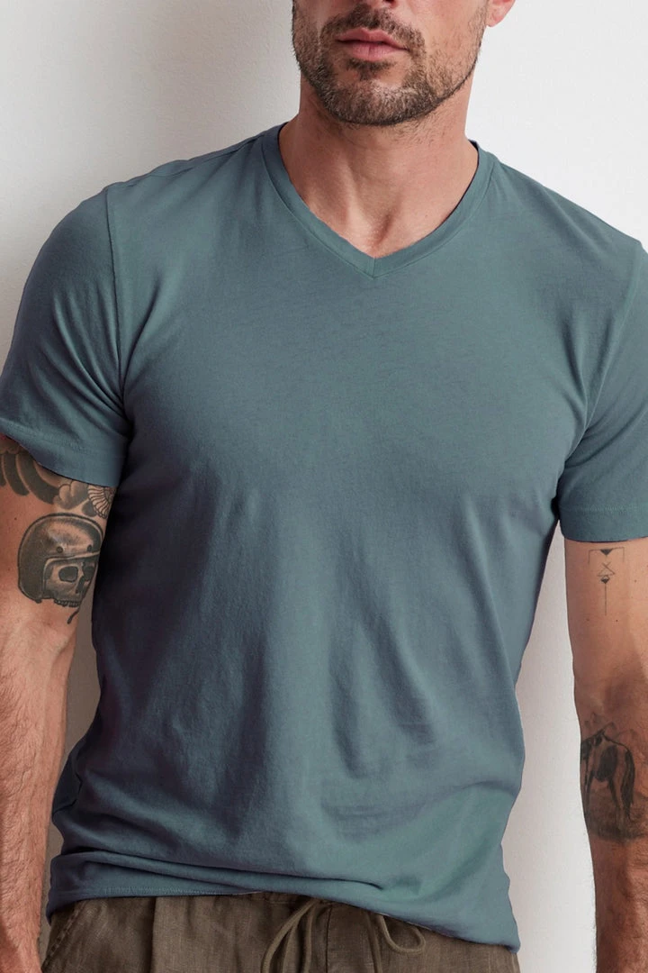 Velvet By Graham & Spencer SAMSEN WHISPER CLASSIC V-NECK TEE Mens 20 Velvet By Graham & Spencer SAMSEN WHISPER CLASSIC V-NECK TEE Mens