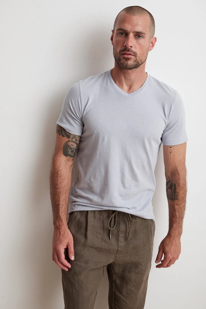 Velvet By Graham & Spencer SAMSEN WHISPER CLASSIC V-NECK TEE Mens 15 Velvet By Graham & Spencer SAMSEN WHISPER CLASSIC V-NECK TEE Mens