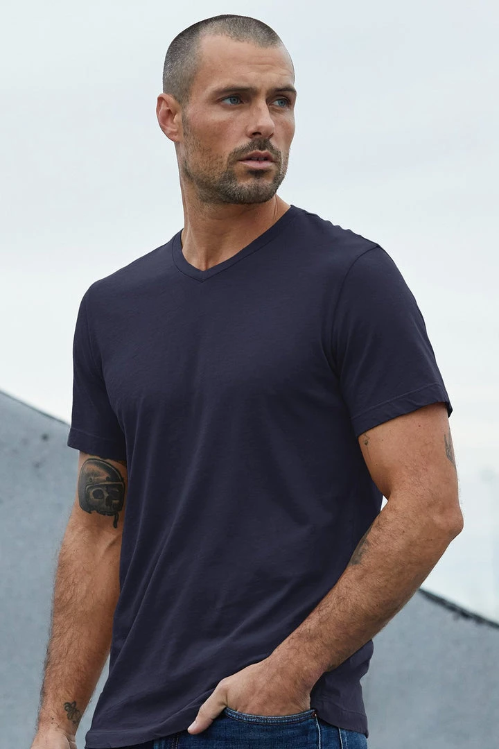 Velvet By Graham & Spencer SAMSEN WHISPER CLASSIC V-NECK TEE Mens 8 Velvet By Graham & Spencer SAMSEN WHISPER CLASSIC V-NECK TEE Mens