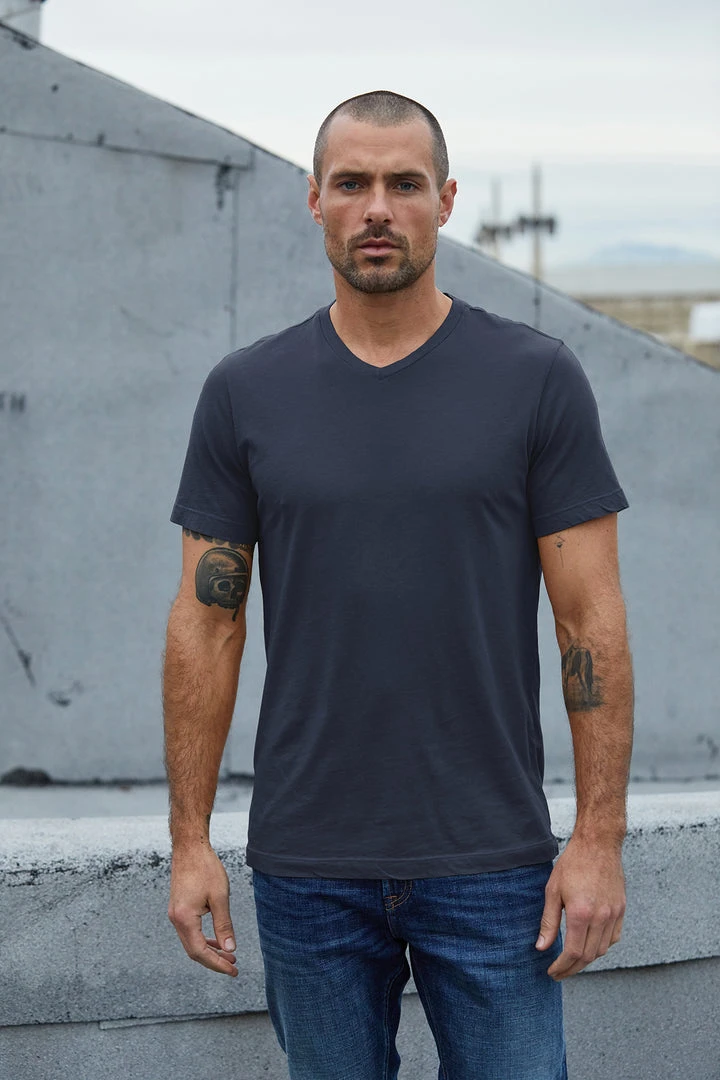 Velvet By Graham & Spencer SAMSEN WHISPER CLASSIC V-NECK TEE 1 Velvet By Graham & Spencer SAMSEN WHISPER CLASSIC V-NECK TEE