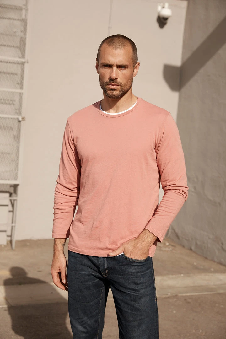 Velvet By Graham & Spencer SKEETER WHISPER CLASSIC CREW NECK TEE Mens 1 Velvet By Graham & Spencer SKEETER WHISPER CLASSIC CREW NECK TEE Mens