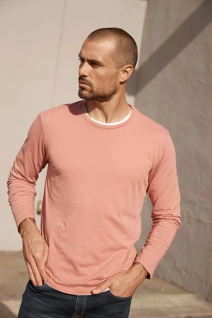 Velvet By Graham & Spencer SKEETER WHISPER CLASSIC CREW NECK TEE Mens 4 Velvet By Graham & Spencer SKEETER WHISPER CLASSIC CREW NECK TEE Mens