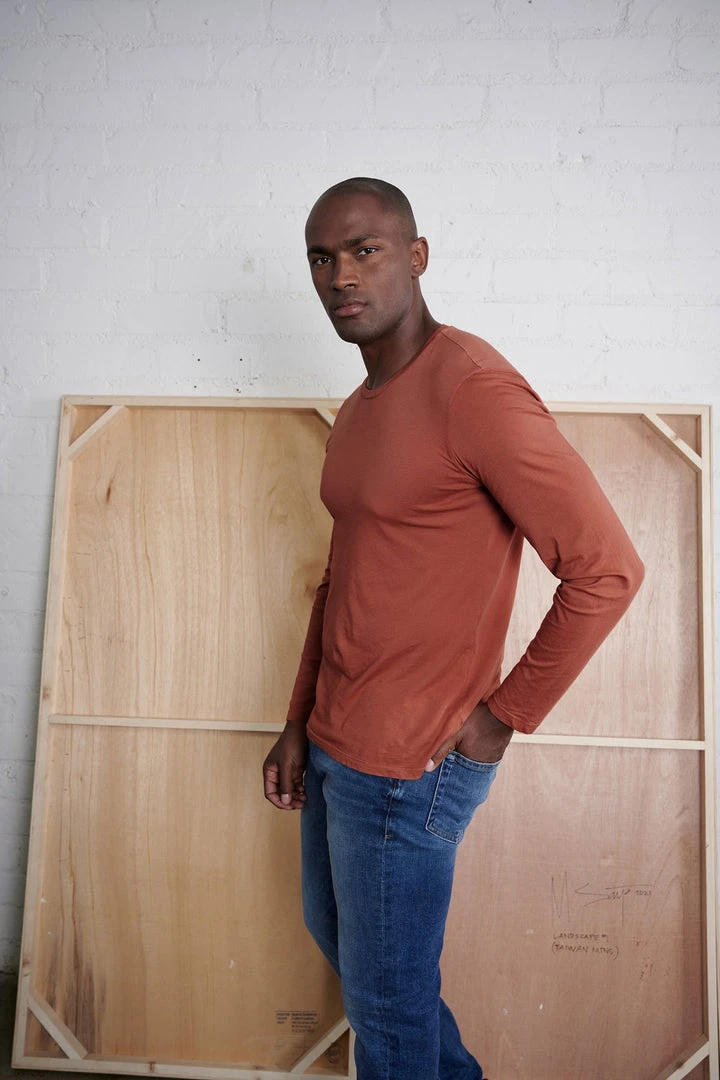 Velvet By Graham & Spencer SKEETER WHISPER CLASSIC CREW NECK TEE Mens 13 Velvet By Graham & Spencer SKEETER WHISPER CLASSIC CREW NECK TEE Mens