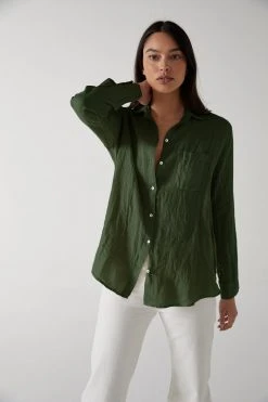 Velvet By Jenny Graham Womens MULHOLLAND SHIRT