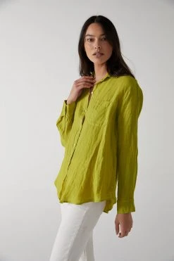 Velvet By Jenny Graham Womens MULHOLLAND SHIRT