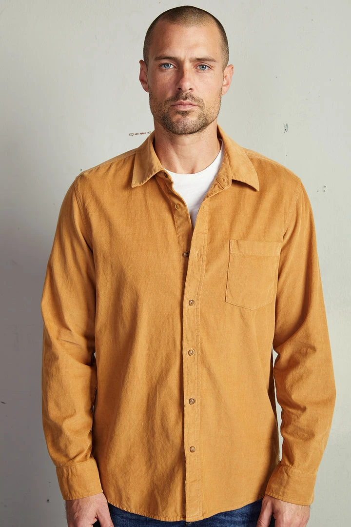 Velvet By Graham & Spencer Mens CAREY CORDUROY BUTTON-UP SHIRT 2 Velvet By Graham & Spencer Mens CAREY CORDUROY BUTTON-UP SHIRT