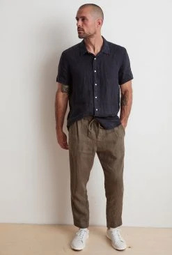 Velvet By Graham & Spencer Mens BOYD LINEN PANT