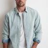 Velvet By Graham & Spencer PHOENIX COTTON CHAMBRAY BUTTON UP SHIRT