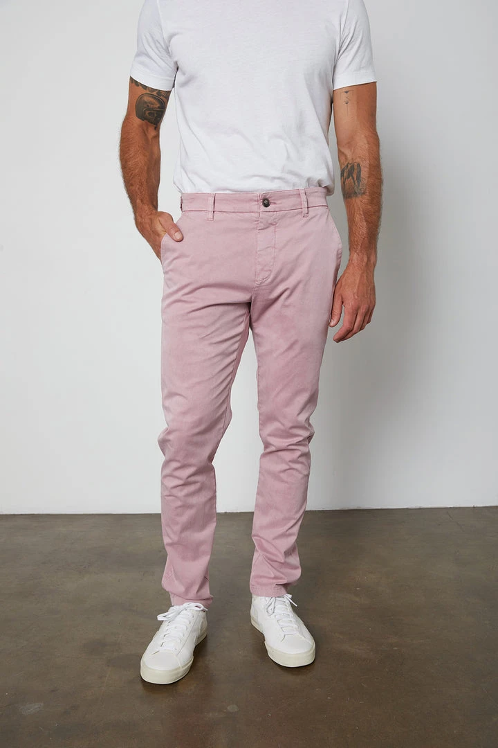 Velvet By Graham & Spencer BROGAN COTTON TWILL PANT 1 Velvet By Graham & Spencer BROGAN COTTON TWILL PANT