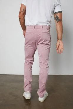 Velvet By Graham & Spencer BROGAN COTTON TWILL PANT 25 Velvet By Graham & Spencer BROGAN COTTON TWILL PANT