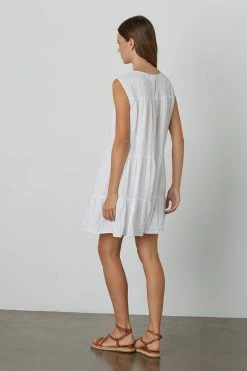 Velvet By Graham & Spencer ADDIE LINEN TANK DRESS