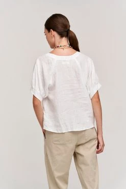 Velvet By Graham & Spencer ADLEY LINEN TOP 6 Velvet By Graham & Spencer ADLEY LINEN TOP