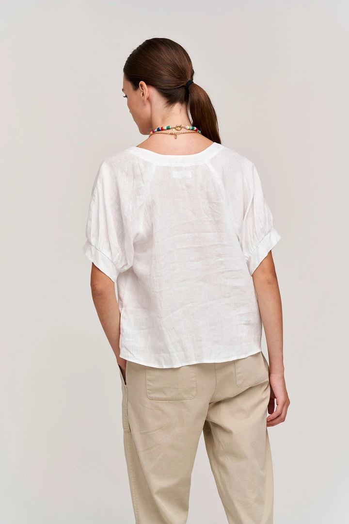 Velvet By Graham & Spencer ADLEY LINEN TOP 3 Velvet By Graham & Spencer ADLEY LINEN TOP