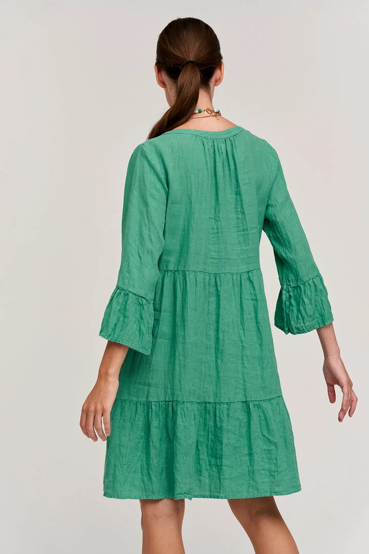 Velvet By Graham & Spencer Womens AURORA LINEN TIERED DRESS 13 Velvet By Graham & Spencer Womens AURORA LINEN TIERED DRESS