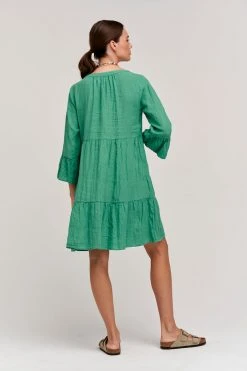 Velvet By Graham & Spencer Womens AURORA LINEN TIERED DRESS 27 Velvet By Graham & Spencer Womens AURORA LINEN TIERED DRESS